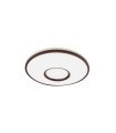 Plafon Perote 60w blanco/marron 49 cm