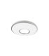 Plafón Perote 60w blanco/plata 49 cm