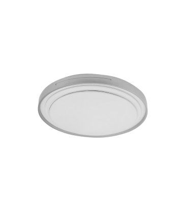 Plafón Argus  60w blanco/plata 49 cm