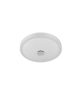 Plafón Zaid 72w blanco/transparente 50 cm