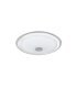 Plafon Magallanes 72w blanco/cromo 53 cm