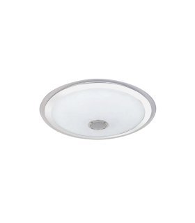 Plafon Magallanes 72w blanco/cromo 53 cm