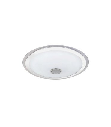 Plafon Magallanes 72w blanco/cromo 53 cm