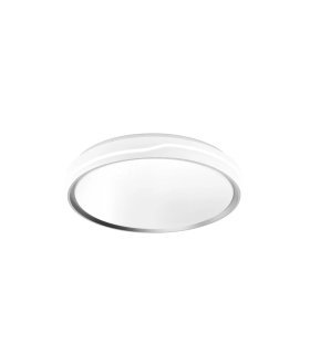 Plafon Anuar 60w blanco/plata