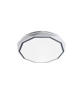 Plafón Odiel 120w gris 50 cm