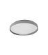 Plafon Alora 60w blanco/plata 50 cm