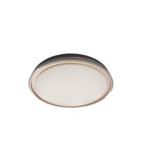Plafon Picola 60w negro/oro 50 cm
