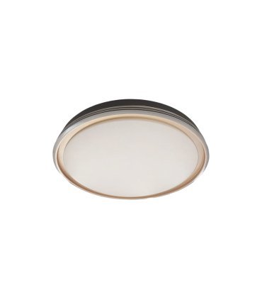 Plafon Picola 60w negro/oro 50 cm