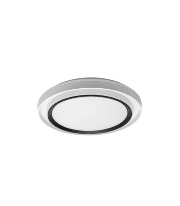 Plafon Meyer 60w blanco/negro 50 cm
