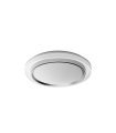 Plafon Meyer 60w blanco/plata 50 cm