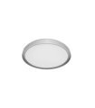 Plafon Bianca 60w blanco/plata 50 cm