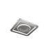 Plafon Boveda Cuadrado 80w