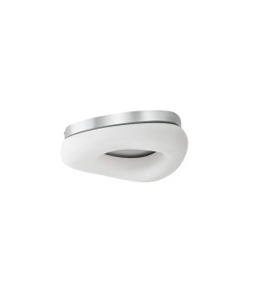 Plafón Paris 25w blanco/plata