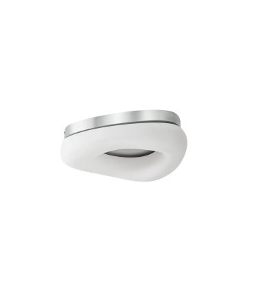 Plafón Paris 25w blanco/plata