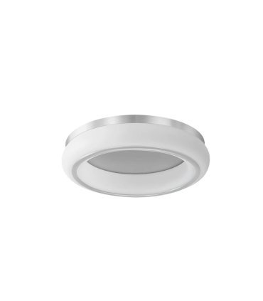 Plafón Paris 48w blanco/plata