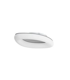 Plafón Paris 60w blanco/plata