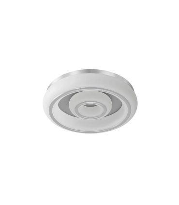 Plafón Paris 66w blanco/plata