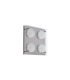 Plafon Antioquia 4x6w cromo
