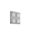 Plafon Antioquia 4x6w cromo
