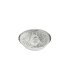 Plafon Hemisferio cristal/cromo 25xg9