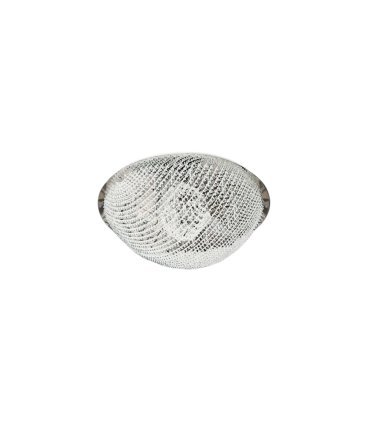Plafon Hemisferio cristal/cromo 25xg9