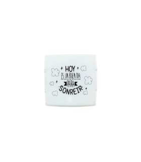 Plafon Sonrisa 2xe27 Blanco