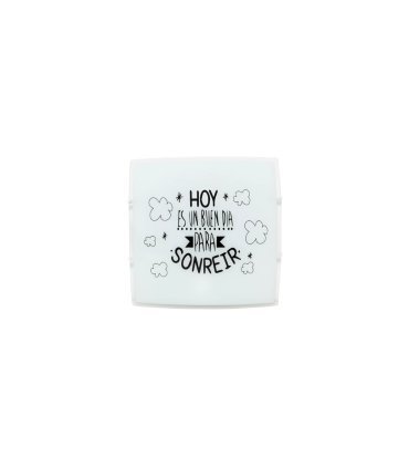 Plafon Sonrisa 2xe27 Blanco
