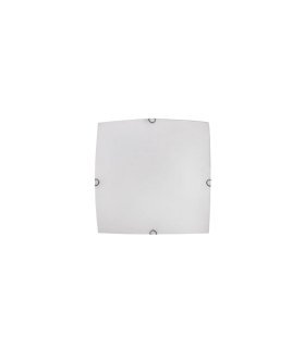 Plafon Cuadrado Ayla 1xe27 Blanco