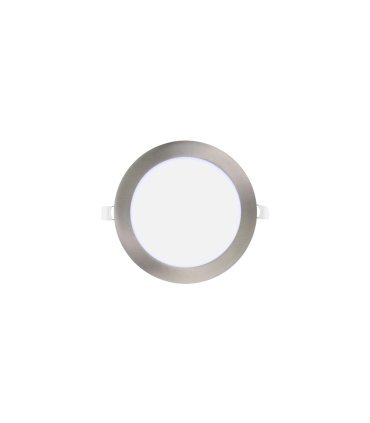 Downlight Obsidiana 24w níquel redondo 6500k