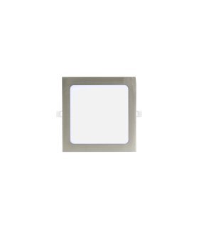 Downlight Basalto 24w Níquel Cuadrado 6500k
