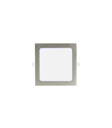 Downlight Basalto 24w Níquel Cuadrado 6500k