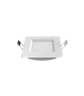 Downlight Led Intego 8w Cuadrado Blanco 4000k