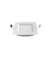 Downlight Led Intego 8w Cuadrado Blanco 4000k