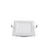 Downlight Led Intego 13w Cuadrado Blanco 4000k