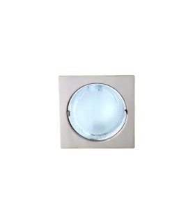 Downlight Cuadrado 1xE27 Níquel