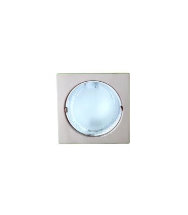 Downlight Cuadrado 1xE27 Níquel