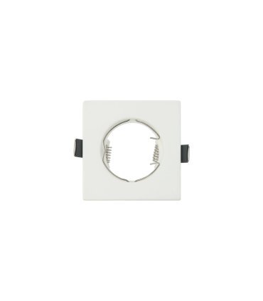 Empotrable Magura 1xGU10 Cuadrado Blanco Mate