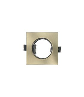 Empotrable Magura 1xGU10 Cuadrado Cuero