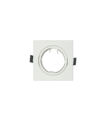 Empotrable Orientable Magura 1xGU10 Cuadrado Blanco Mate