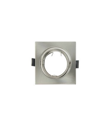 Empotrable Orientable Magura 1xGU10 Cuadrado Níquel