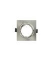 Empotrable Orientable Magura 1xGU10 Cuadrado Niquel