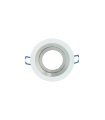 Empotrable Orientable Cenote 1xGU10  Redondo blanco/cromo