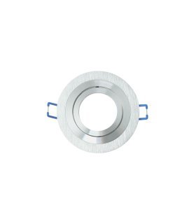 Empotrable Orientable Cenote 1xGU10  Redondo aluminio/cromo