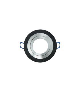 Empotrable Orientable Cenote 1xGU10 Redondo wengue/cromo