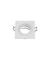 Empotrable Orientable Cenote 1xGU10 Cuadrado Blanco