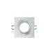 Empotrable Orientable Cenote 1xGU10 Cuadrado aluminio/cromo