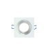 Empotrable Orientable Cenote 1xGU10 Cuadrado blanco/cromo