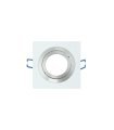 Empotrable Orientable Cenote 1xGU10 Cuadrado blanco/cromo