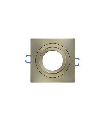 Empotrable Orientable Cenote 1xGU10 Cuadrado cuero