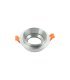 Empotrable Orientable Doong 1xGU10 Redondo aluminio/cromo